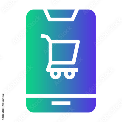 online shopping Gradient icon