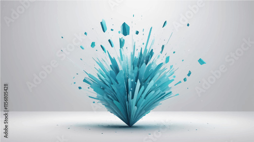 Modern colorful glitters background vector