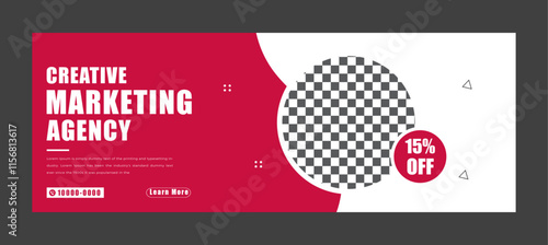 Online digital webinar facebook cover banner