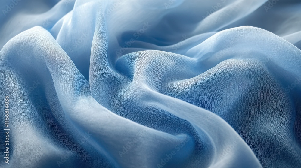 Obraz premium Soft blue fabric
