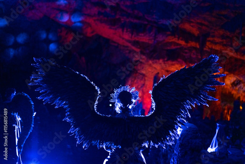 The Living Nativity in Postojna Cave. Christmas show in a cave in Slovenia