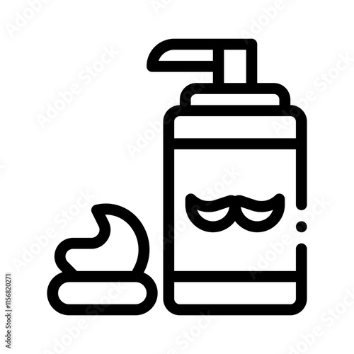Shaving line icon