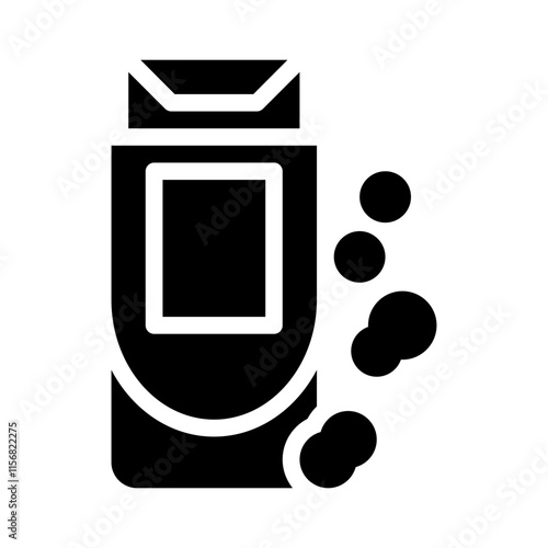 Shampoo glyph icon