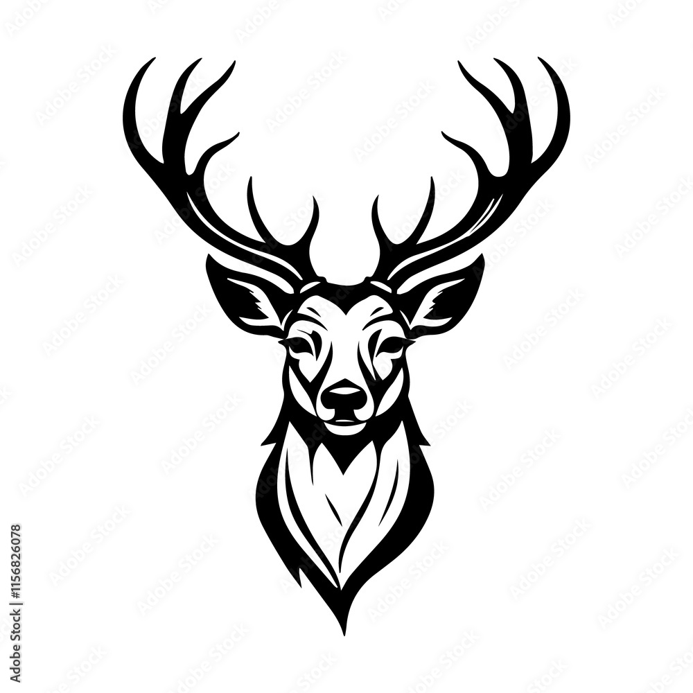 Fototapeta premium deer head picture