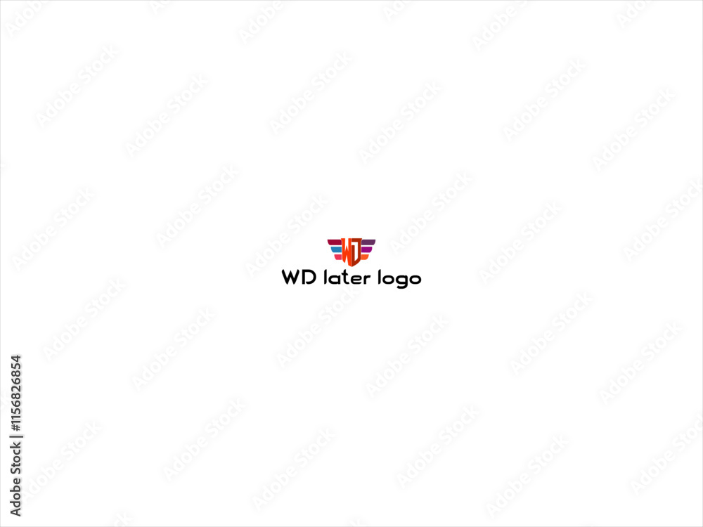 WD logo vector desigen WD logo vector desigen