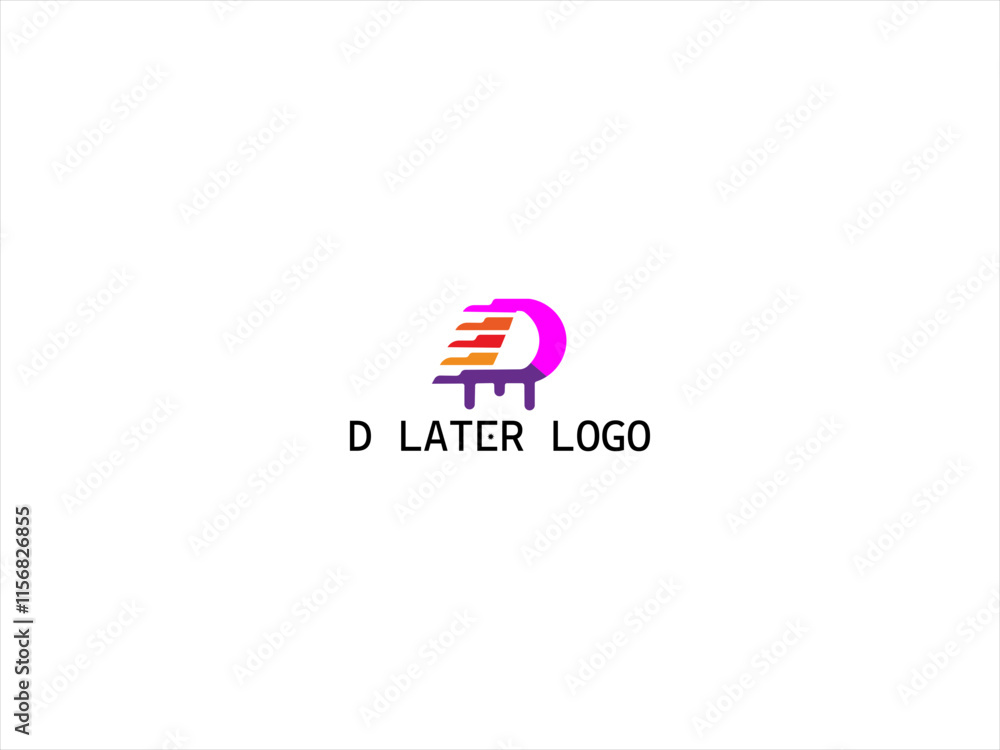 D later logo vector desigen D later logo vector desigen
