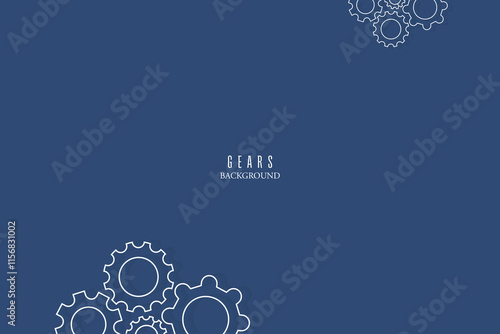 Gears background 