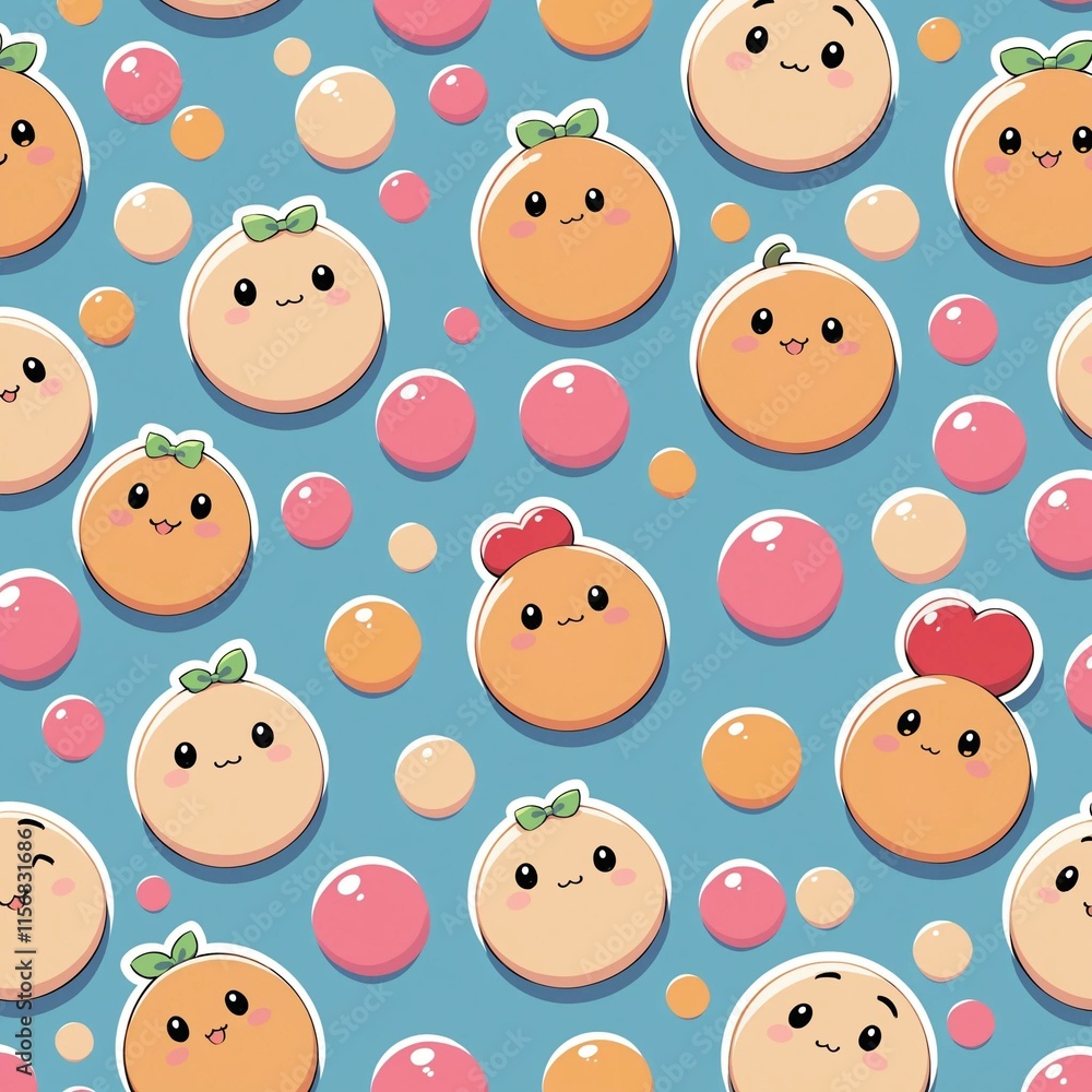 Fototapeta premium seamless pattern with funny monsters