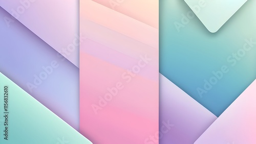 a modern pastel gradient background with layered shapes and soft, smooth transitions.