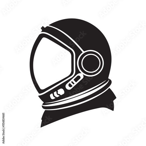 Astronaut Helmet icon vector illustration