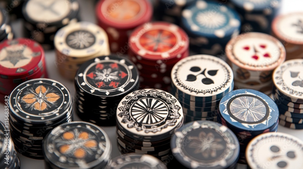 Custom Poker Chips with Intricate Designs Custom Poker Chips with Intricate Designs