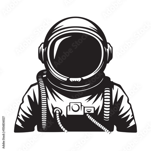Astronaut Helmet icon vector illustration