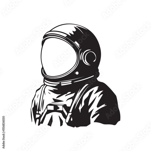 Astronaut Helmet icon vector illustration