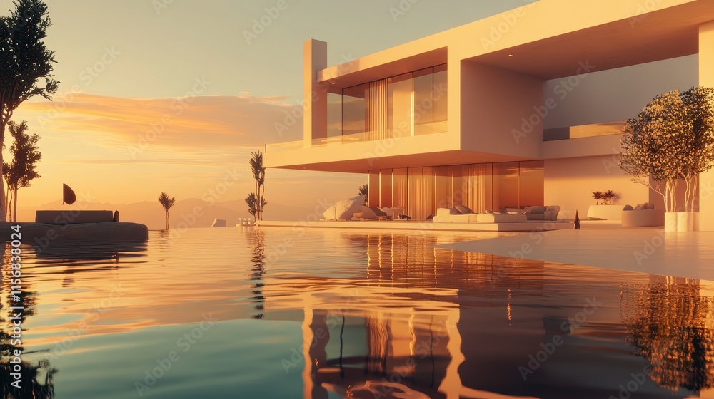 Fototapeta premium Metaverse home at day