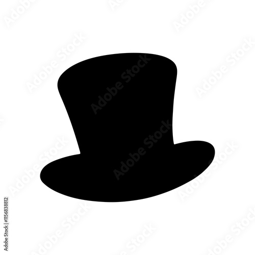 Juggler hat silhouette vector illustration design on white background.