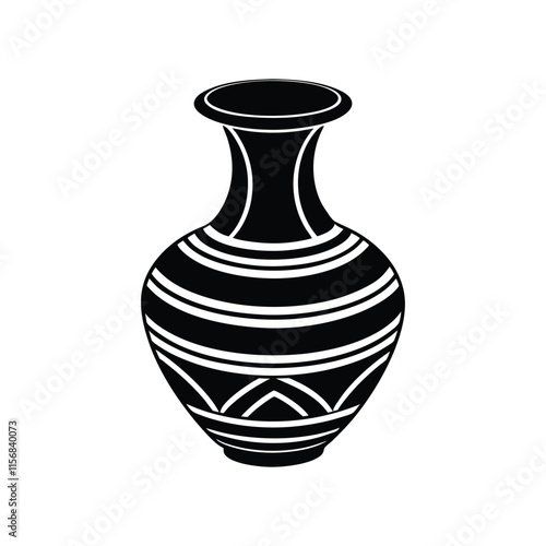 vase isolated on white background