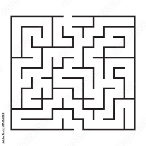 Kids riddle maze puzzle labyrinth vector illustration