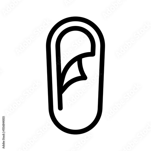 Camping line icon