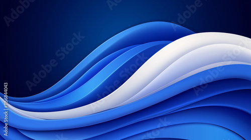 abstract blue background, modern wavy background