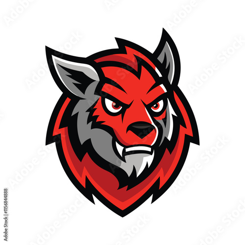 lion head mascot logo.eps