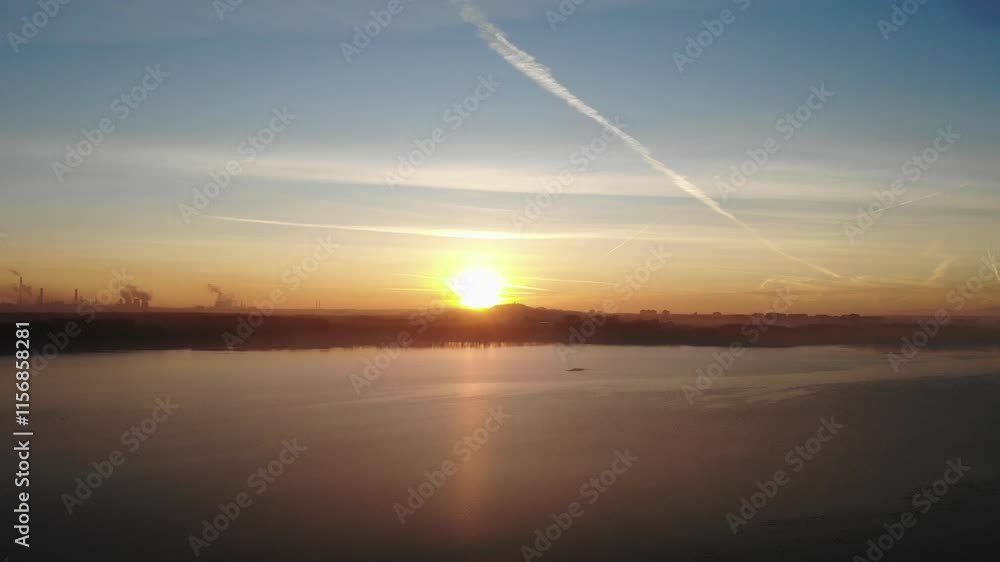 Sunrise over Pogoria Lake Dąbrowa Górnicza Sunrise over Pogoria Lake Dąbrowa Górnicza