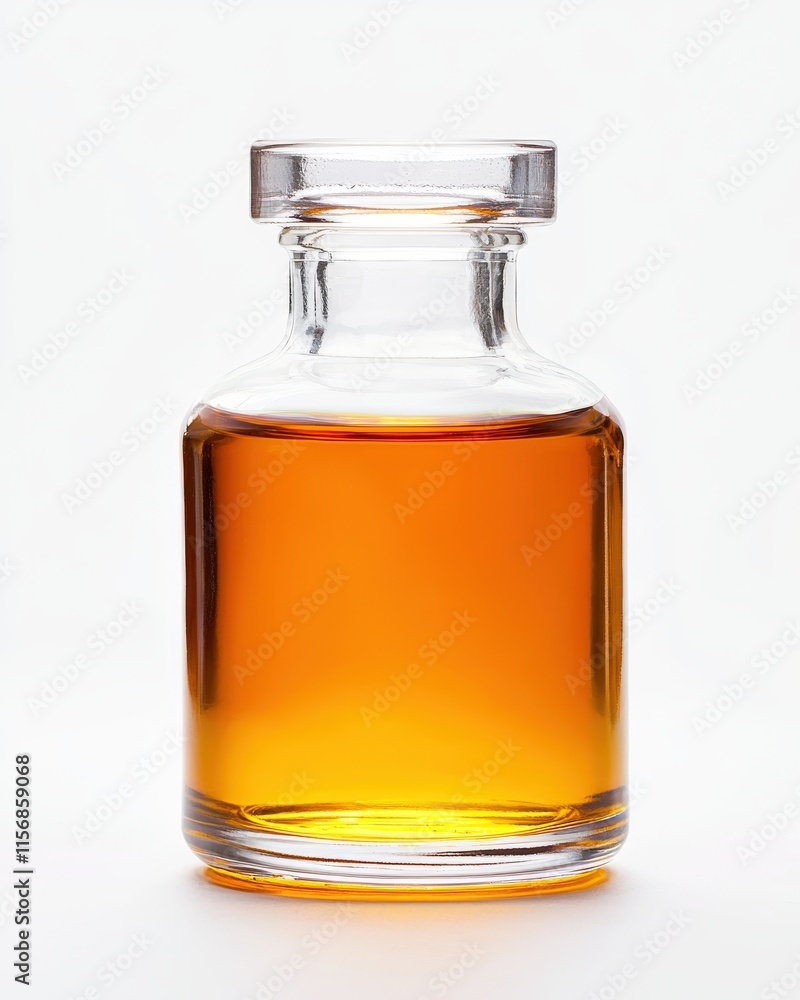 Minimalist product photography of amber liquid in glass bottles Minimalist product photography of amber liquid in glass bottles