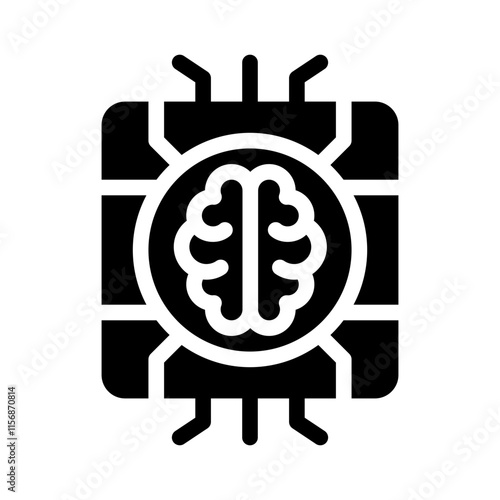 Chip glyph icon