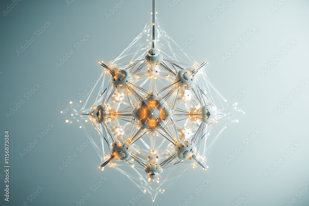 Modern Geometric Chandelier Modern Geometric Chandelier