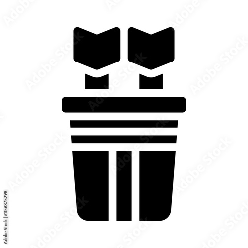 quiver glyph icon