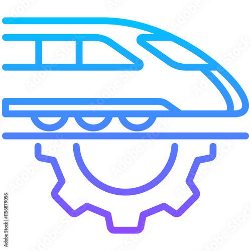 High Speed Train Icon