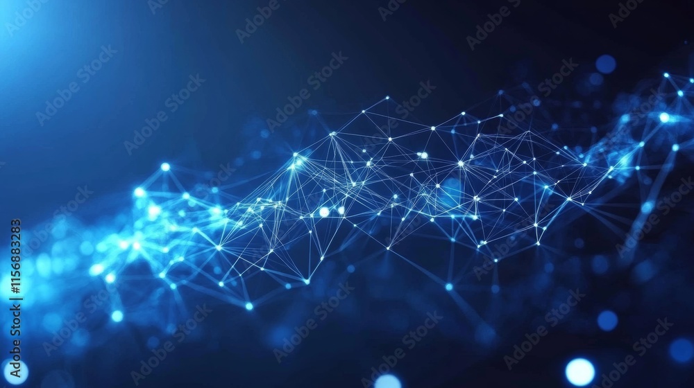 Abstract blue background with glowing geometric lines. Futuristic technology concept. Suit for brochure, corporate, website, poster, banner, cover modern Abstract blue background with glowing geometric lines. Futuristic technology concept. Suit for brochure, corporate, website, poster, banner, cover modern