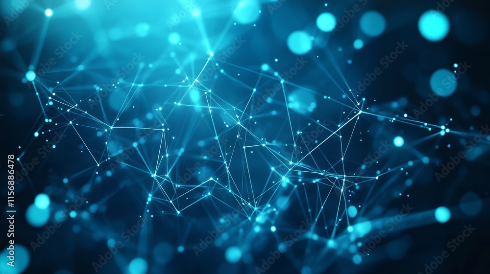 Abstract blue background with glowing geometric lines. Futuristic technology concept. Suit for brochure, corporate, website, poster, banner, cover modern Abstract blue background with glowing geometric lines. Futuristic technology concept. Suit for brochure, corporate, website, poster, banner, cover modern