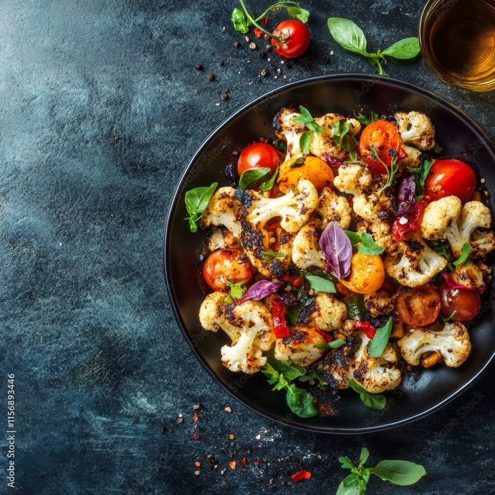 Grilled cauliflower as a main course or side dish.