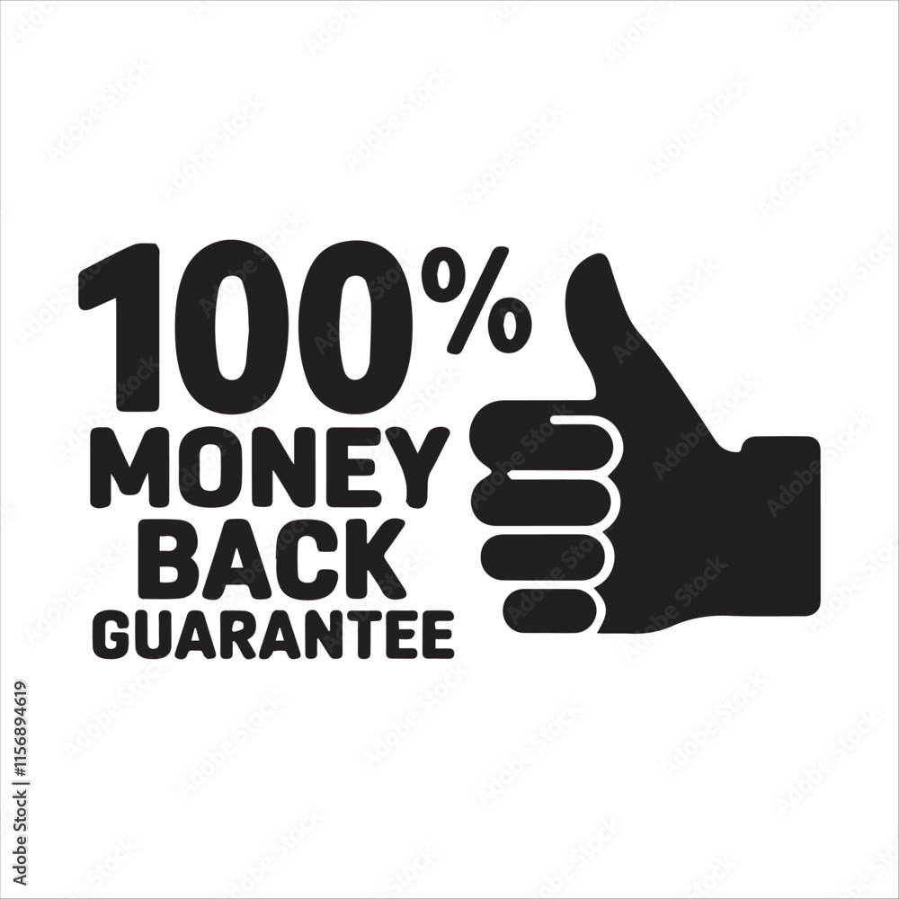 A bold, simple graphic of a thumbs-up and the words A bold, simple graphic of a thumbs-up and the words