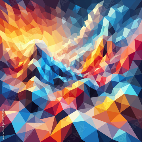 abstract polygon background (artwork 1)