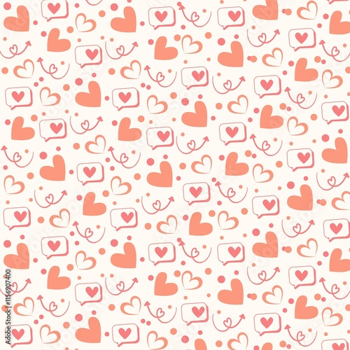 valentine day pattern