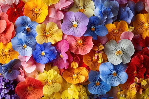 Wallpaper Mural Vibrant Collection of Colorful Flowers Arranged in a Beautiful Pile Torontodigital.ca