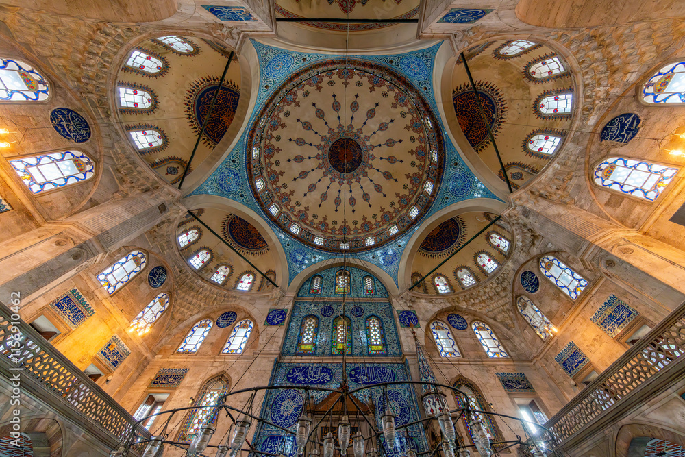 Sokollu Mehmed Pasha Mosque is a 16th C Ottoman mosque, designed by the architect Mimar Sinan and noted for the fine quality of the Iznik tiles on the walls