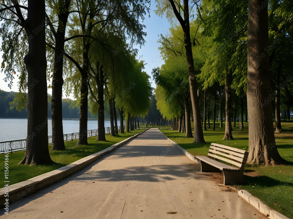 Fototapeta premium park in the city