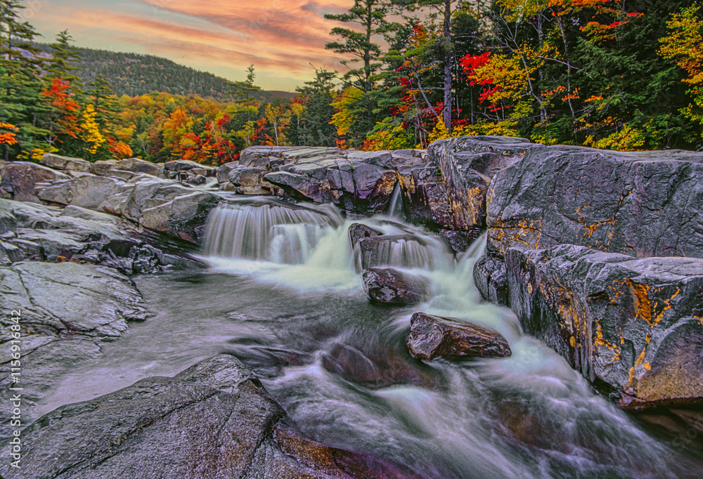 Autumn on the swift river
