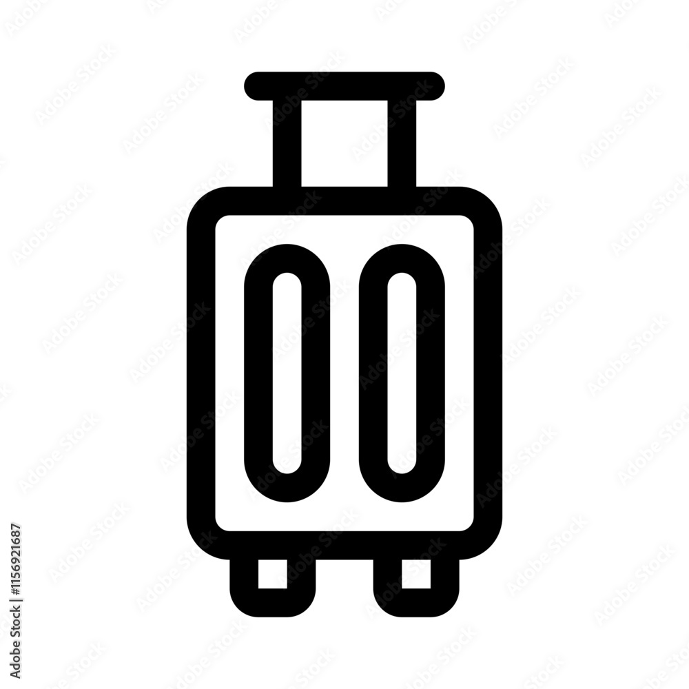 Luggage line icon Luggage line icon