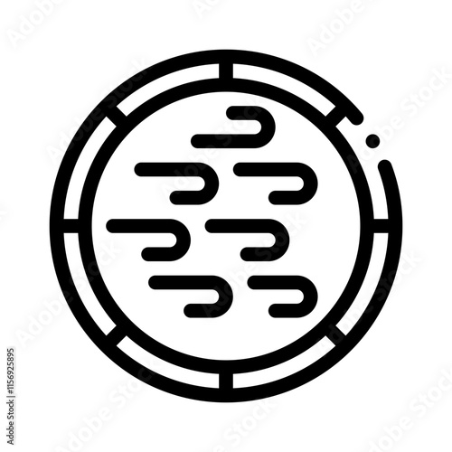 Airflow line icon