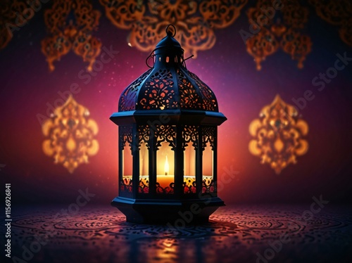 lantern in the night