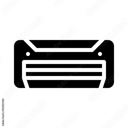 Airflow glyph icon