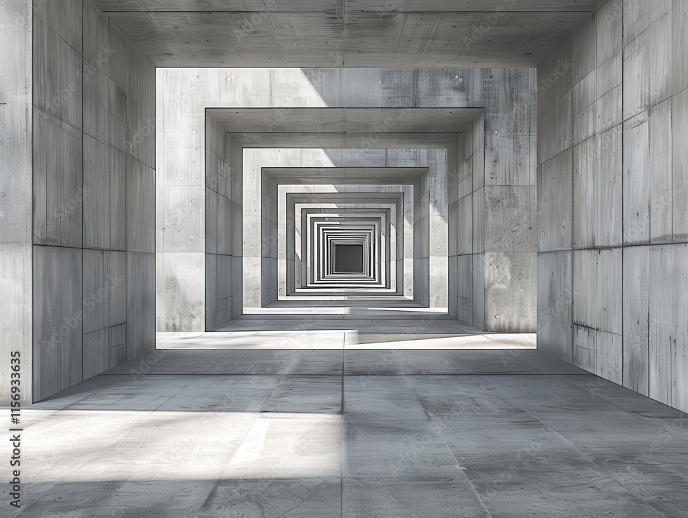 Obraz premium Modern Architecture Concrete Structures – Bold Urban Designs