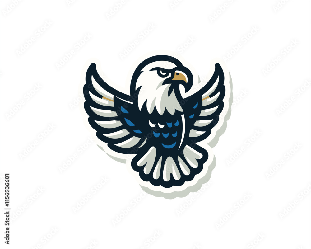 Obraz premium American Eagle icon logo template.