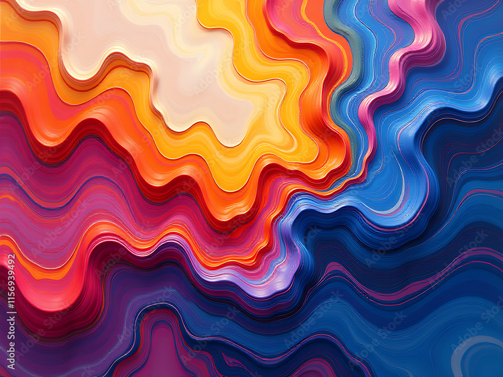 Vibrant Acrylic Paint Flows Freely In A Dynamic Dance Of Colorful, Abstract Forms That Resemble Microscopic Living Cells. 00002 Vibrant Acrylic Paint Flows Freely In A Dynamic Dance Of Colorful, Abstract Forms That Resemble Microscopic Living Cells. 00002