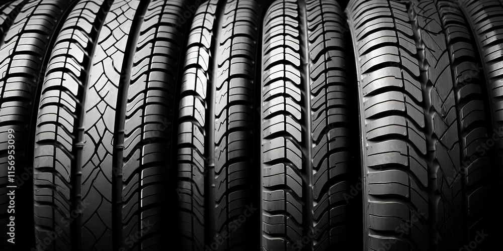 Fototapeta premium tire close up