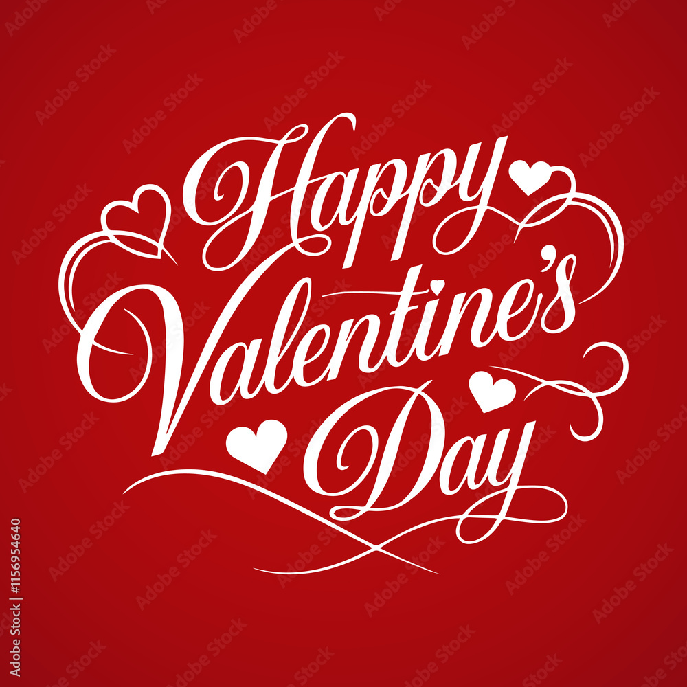 Happy Valentines Day greeting card. Calligraphic design for print cards, banner, poster Hand drawn text lettering for Valentines Day with hearts shape Vector illustration isolated on white background. Happy Valentines Day greeting card. Calligraphic design for print cards, banner, poster Hand drawn text lettering for Valentines Day with hearts shape Vector illustration isolated on white background.