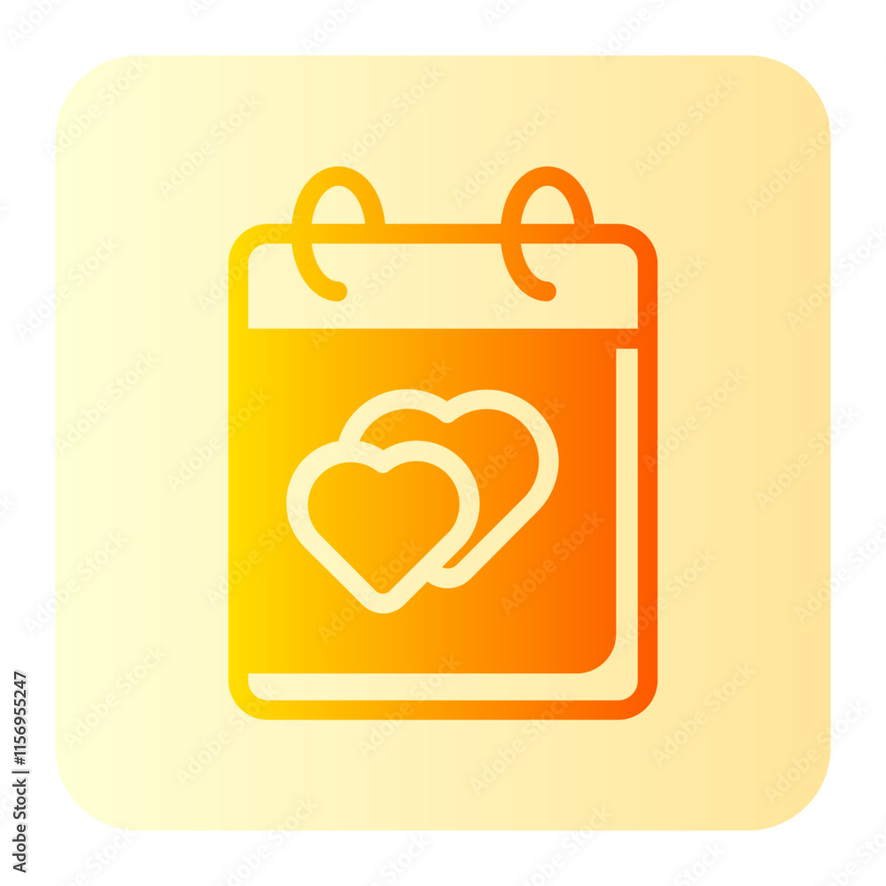 valentines day gradient icon valentines day gradient icon